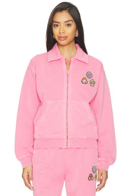 Casablanca - Washed Collar Zip Up Jacket