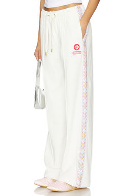 Casablanca - Flame Laurel Tape Open Hem Jogger