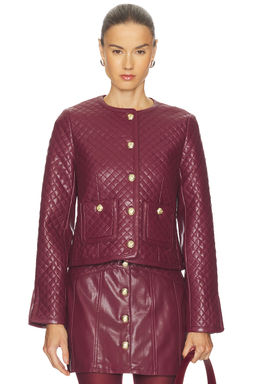 Cinq a Sept - Faux Leather Brooke Jacket
