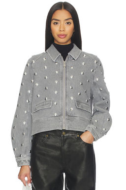 Cinq a Sept - Studded Denim Harriet Jacket