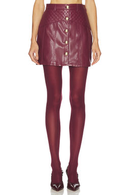 Cinq a Sept - Faux Leather Claudia Skirt