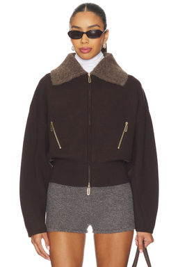 Clea - Dakota Boiled Wool Bomber