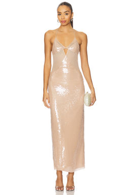 Ceren Ocak - Sequin Cut-Out Dress