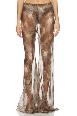 Cha The Label - Snake Bias Pant