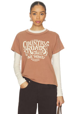 DAYDREAMER - John Denver Country Road Reverse Gf Tee