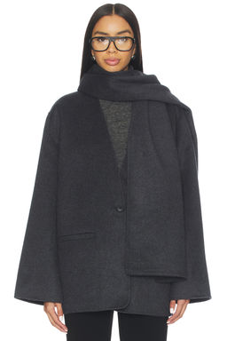 EAVES - x Coco Ragni Wool Scarf Jacket