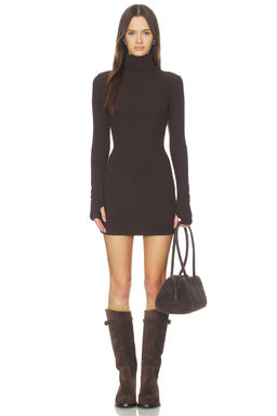 Enza Costa - Knit Turtleneck Tunic Dress