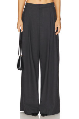 Enza Costa - Easy Pleated Wide Leg Trouser
