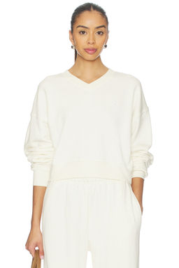 Eterne - Cropped V-neck Sweatshirt