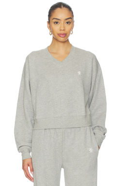 Eterne - Cropped V-neck Sweatshirt