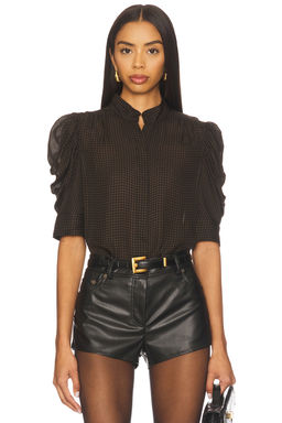 FRAME - Houndstooth Gillian Top