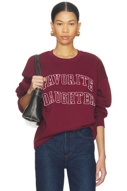 Favorite Daughter - The Collegiate Embroidery Sweatshirt
