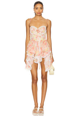 For Love & Lemons - Elea Asymmetrical Mini Dress