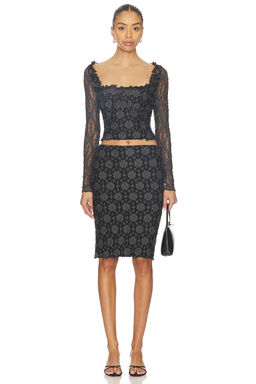 Free People - x REVOLVE Lucinda Lace Long Sleeve Set