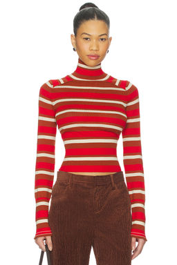 Free People - x REVOLVE Breeze Striped Turtleneck Sweater