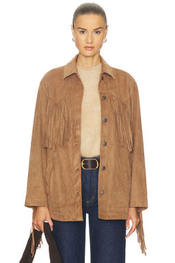 Free People - x REVOLVE Fringe Out Faux Suede Shacket