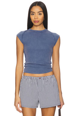 Free People - x We The Free Ever Had Tee In Vintage Indigo