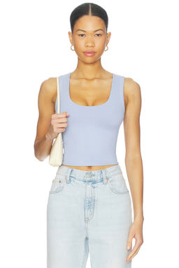 Free People - x Intimately Clean Lines Muscle Cami In Dawn Breeze