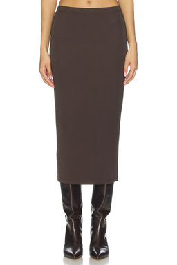 Good American - Matte Jersey Midi Pencil Skirt