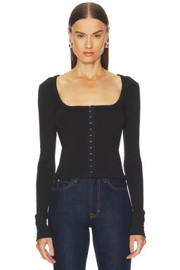 GRLFRND - Hook & Eye Long Sleeve Tee