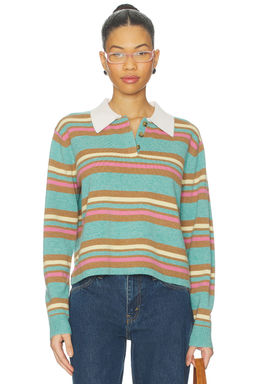 Guest In Residence - Cropped Stripe Rugby Sweater