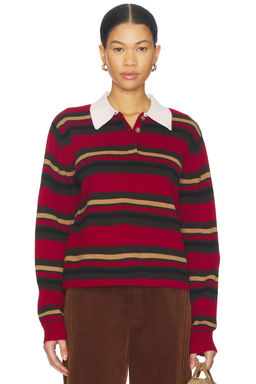 Guest In Residence - Cropped Stripe Rugby Sweater