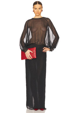 Helsa - The Sabrina Dress in Printed Silk Chiffon