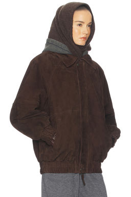 Helsa - The Oversized Suede Bomber