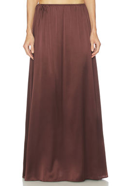 Helsa - The Silk Charmeuse Maxi Skirt