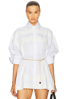 Helsa - The Summer Overshirt With Vintage Swiss Embroidery