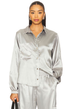 Heroine Sport - Satin Button Up Shirt