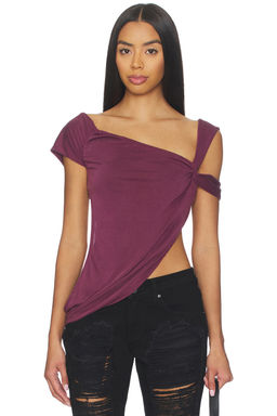 Jaded London - Cupro Draped Top