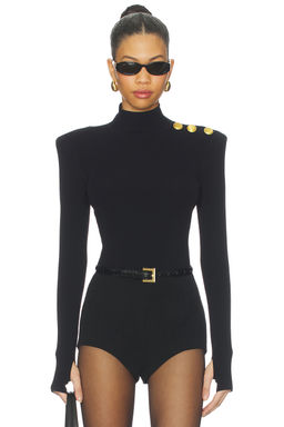 L'AGENCE - Jennis Mockneck Knit Bodysuit