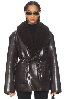 L'Academie - by Marianna Neriah Reversible Faux Leather Jacket