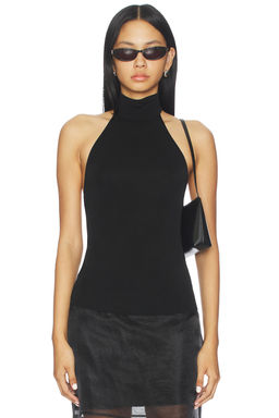 L'Academie - Claudette Halter Knit Top