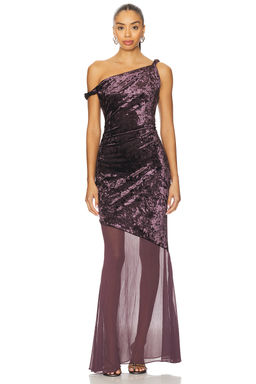 Line & Dot - Taron Mix-media Maxi Dress