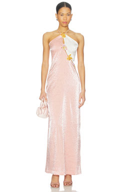 La Fuori - Pink Ditsy Polka Dress