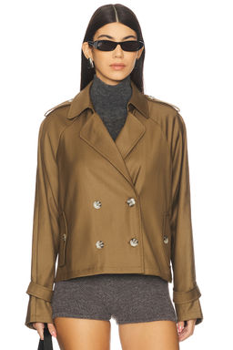 LIONESS - x REVOLVE Cropped Trencherous Coat