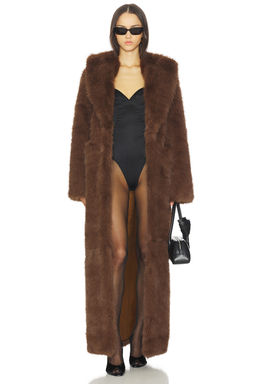 Lovers and Friends - x Christina Elezaj Vincent Faux Fur Coat