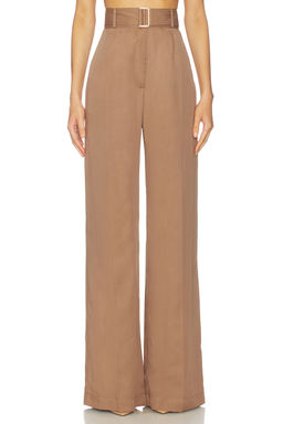 Matthew Bruch - Belted Wide Leg Trouser