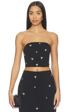 Milly - Heart Applique Tube Top