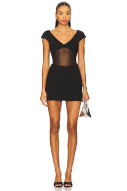 Misha - The Salvador Bonded Crepe Mini Dress