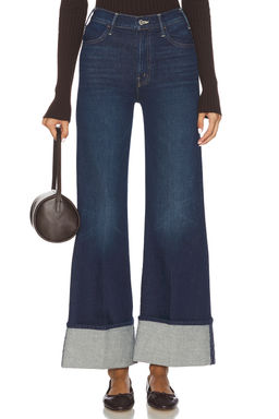 Mother - The Petite Hustler Roller Sneak Cuff Jeans