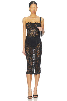 MORE TO COME - Esme Corset Midi Dress