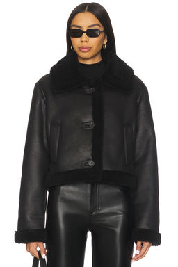 MORE TO COME - Cyrilla Faux Leather Jacket
