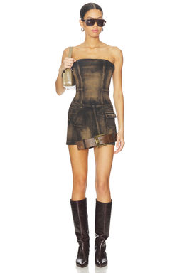 MARRKNULL - Dislocated Strapless Dress