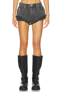 One Teaspoon - Bandits Low Waist Studded Shorts