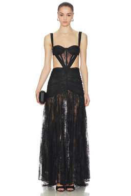 Patbo - Laila Lace Cut Out Gown