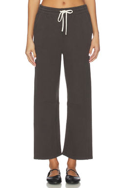 perfectwhitetee - Fallon Structured Fleece Barrel Pant
