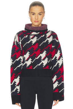 Perfect Moment - Turtle Neck Herringbone Sweater